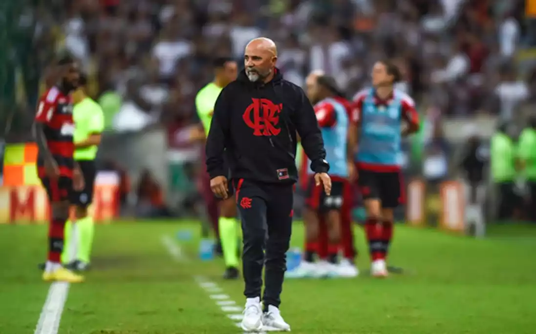 Sampaoli se revolta declaração de Filipe Luís sobre atuações do